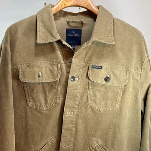 Brooks Brothers Men's Tan (Carmel) Corduroy Shirt Jacket